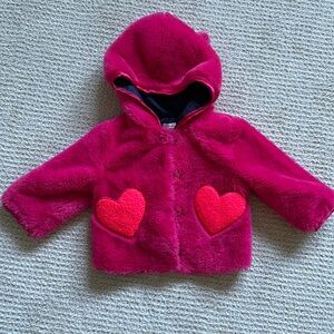 BillieBlush Baby Girls’ Faux Fur Jacket